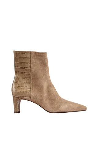 Andre Assous Amerie Suede & Embossed Leather Boot