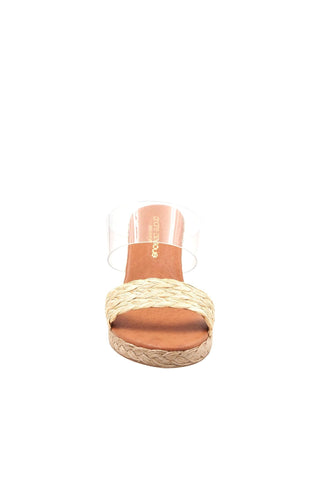 Andre Assous Anfisa Women’s Shoes Raffia & Vinyl Wedge (AA1014)