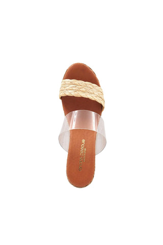 Andre Assous Anfisa Women’s Shoes Raffia & Vinyl Wedge (AA1014)