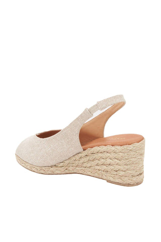 Andre Assous Audrey Fabric Slip-On Wedge