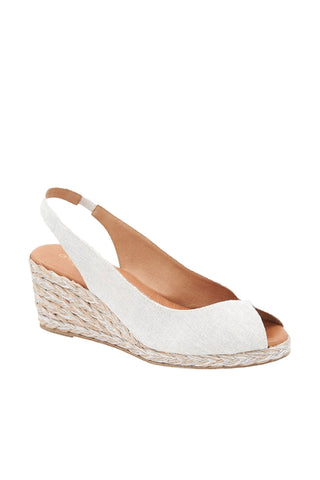 Andre Assous Audrey Fabric Slip-On Wedge