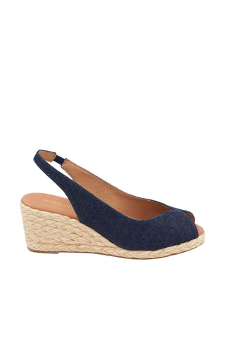 Andre Assous Audrey Fabric Slip-On Wedge