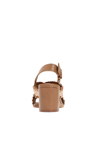 Andre Assous Hazel Raffia & Leather Pump