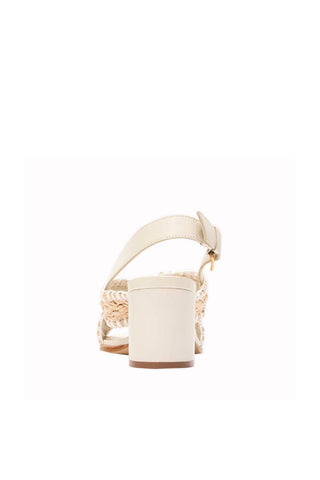 Andre Assous Hazel Raffia & Leather Pump
