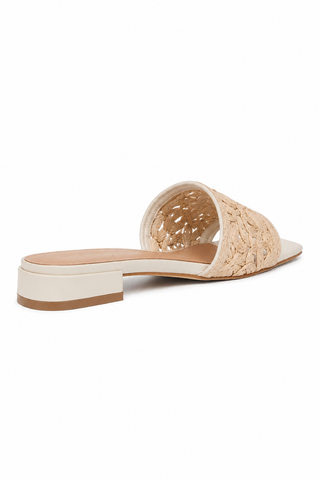 Andre Assous Jacin Raffia & Nappa Sandal