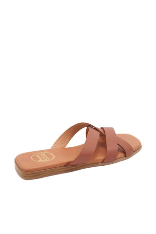 Andre Assous Koral Calf-Skin Leather Slip-On Sandal