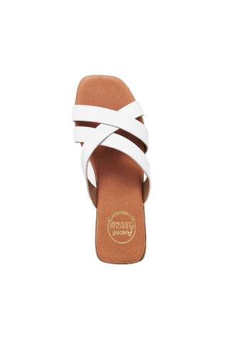 Andre Assous Koral Leather Slip-On Sandal