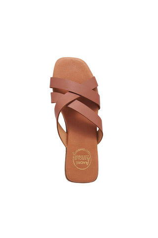 Andre Assous Koral Leather Slip-On Sandal