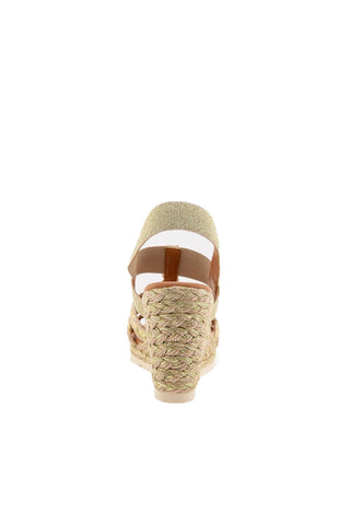 Andre Assous Maria Linen & Raffia Wedge