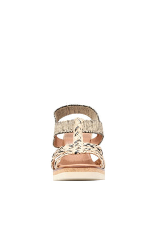 Andre Assous Maria Linen & Raffia Wedge