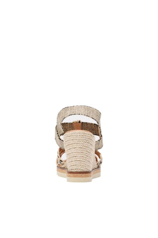 Andre Assous Maria Linen & Raffia Wedge