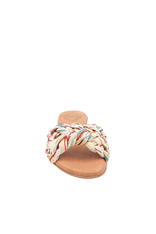 Andre Assous Nahala Women’s Knotted Raffia Slip-On Sandal