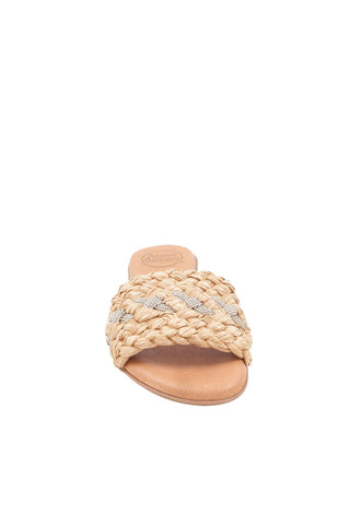 Andre Assous Nahala Women’s Woven Raffia Slip-On Sandal