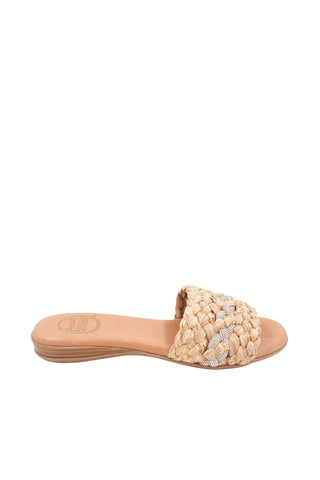 Andre Assous Nahala Women’s Woven Raffia Slip-On Sandal