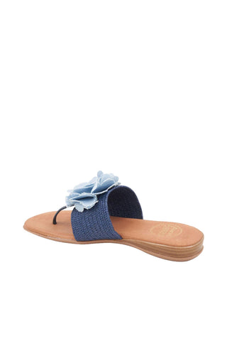 Andre Assous Nara Raffia Slip-On Sandal