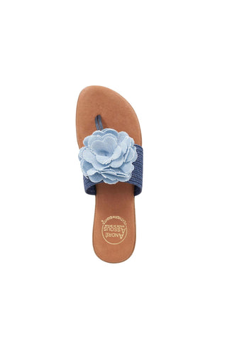 Andre Assous Nara Raffia Slip-On Sandal