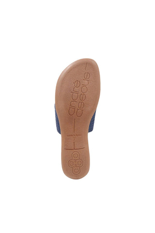 Andre Assous Nara Raffia Slip-On Sandal