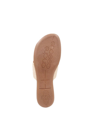 Andre Assous Nara Raffia Slip-On Sandal
