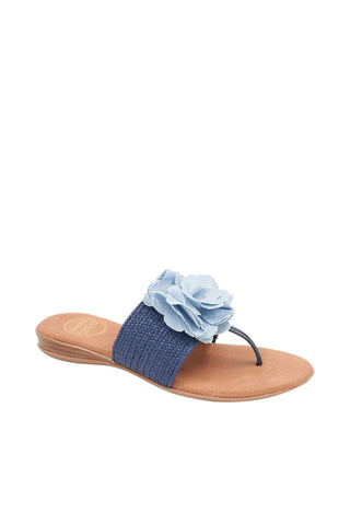 Andre Assous Nara Raffia Slip-On Sandal