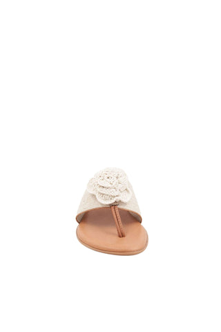 Andre Assous Nara Women’s Shoes Linen Fabric Slip-On Sandal