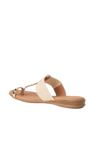 Andre Assous Neo Raffia & Leather Sandal