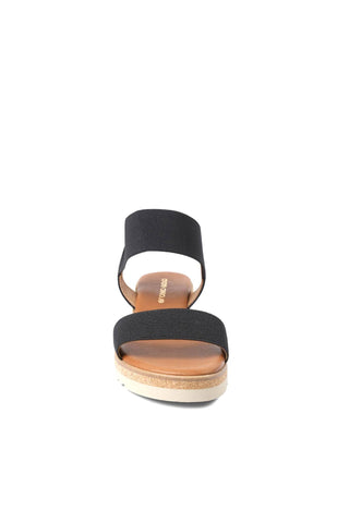 Andre Assous Neveah Women’s Shoes Calf-Skin Leather & Elastic Strap Wedge (AA1012)