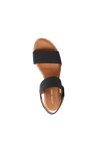Andre Assous Neveah Women’s Shoes Calf-Skin Leather & Elastic Strap Wedge (AA1012)