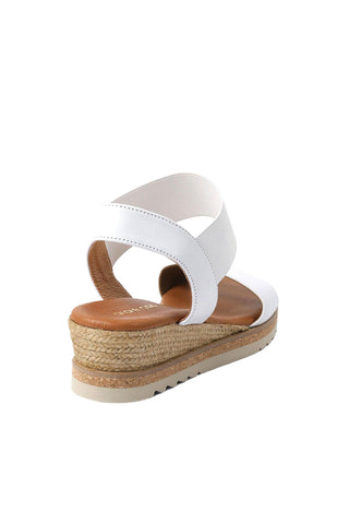 Andre Assous Neveah Women’s Shoes Leather & Elastic Strap Wedge (AA1012)