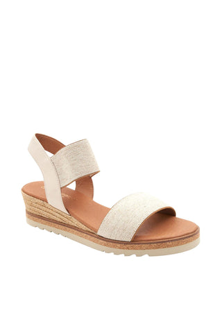 Andre Assous Neveah Women’s Shoes Linen Wedge (AA1011)