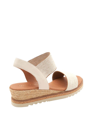 Andre Assous Neveah Women’s Shoes Linen Wedge (AA1011)