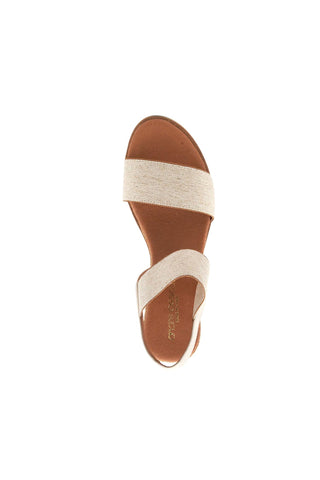 Andre Assous Neveah Women’s Shoes Linen Wedge (AA1011)