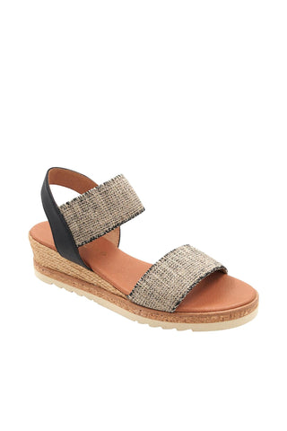 Andre Assous Neveah Women’s Shoes Linen Wedge (AA1011)