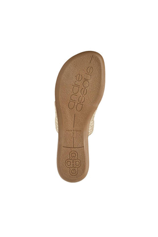 Andre Assous Nice Stretch Raffia Featherweights™ Sandal