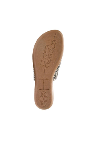 Andre Assous Nice Stretch Raffia Sandal