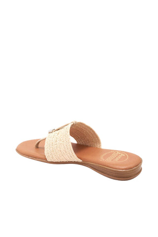 Andre Assous Nice Women’s Shoes Raffia Slip-On Sandal (AA1020)