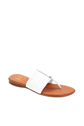 Andre Assous Nice Women’s Shoes Raffia Slip-On Sandal (AA1020)