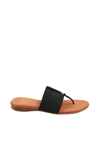 Andre Assous Nice Women’s Shoes Raffia Slip-On Sandal (AA1020)