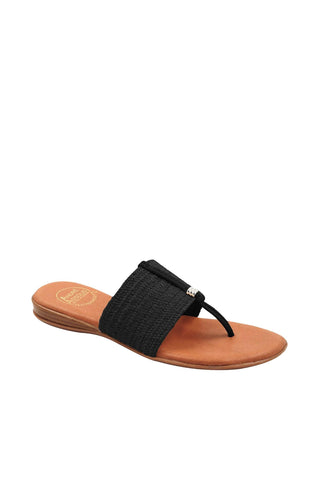 Andre Assous Nice Women’s Shoes Raffia Slip-On Sandal (AA1020)