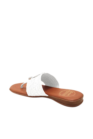 Andre Assous Nice Women’s Shoes Raffia Slip-On Sandal (AA1020)