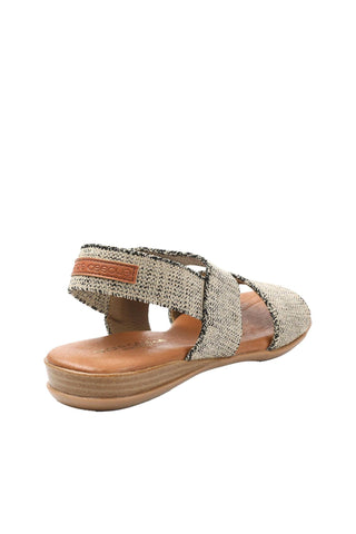 Andre Assous Nigella Linen Fabric Slip-On Sandal