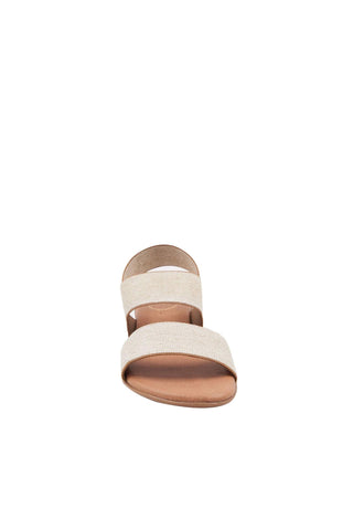 Andre Assous Nigella Linen Fabric Slip-On Sandal