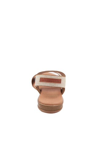Andre Assous Nigella Linen Fabric Slip-On Sandal