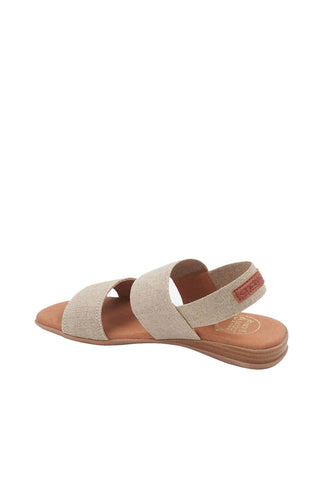 Andre Assous Nigella Linen Fabric Slip-On Sandal