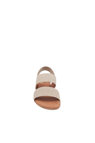 Andre Assous Nigella Linen Fabric Slip-On Sandal