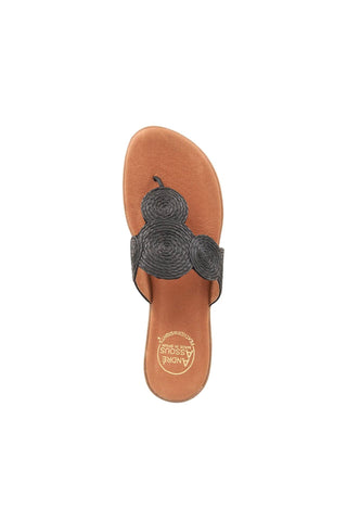 Andre Assous Nikky Women’s Shoes Raffia Slip-On Sandal (AA1016)