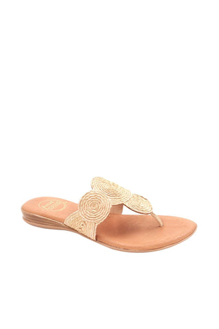 Andre Assous Nikky Women’s Shoes Raffia Slip-On Sandal (AA1016)