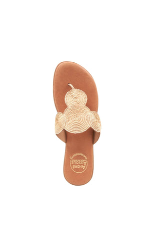 Andre Assous Nikky Women’s Shoes Raffia Slip-On Sandal (AA1016)