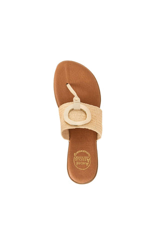 Andre Assous Nixi Women’s Shoes Raffia Slip-On Sandal (AA1018)