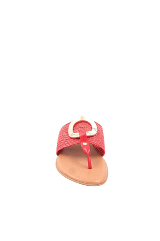 Andre Assous Nixi Women’s Shoes Raffia Slip-On Sandal (AA1018)