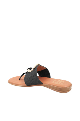 Andre Assous Nixi Women’s Shoes Raffia Slip-On Sandal (AA1018)